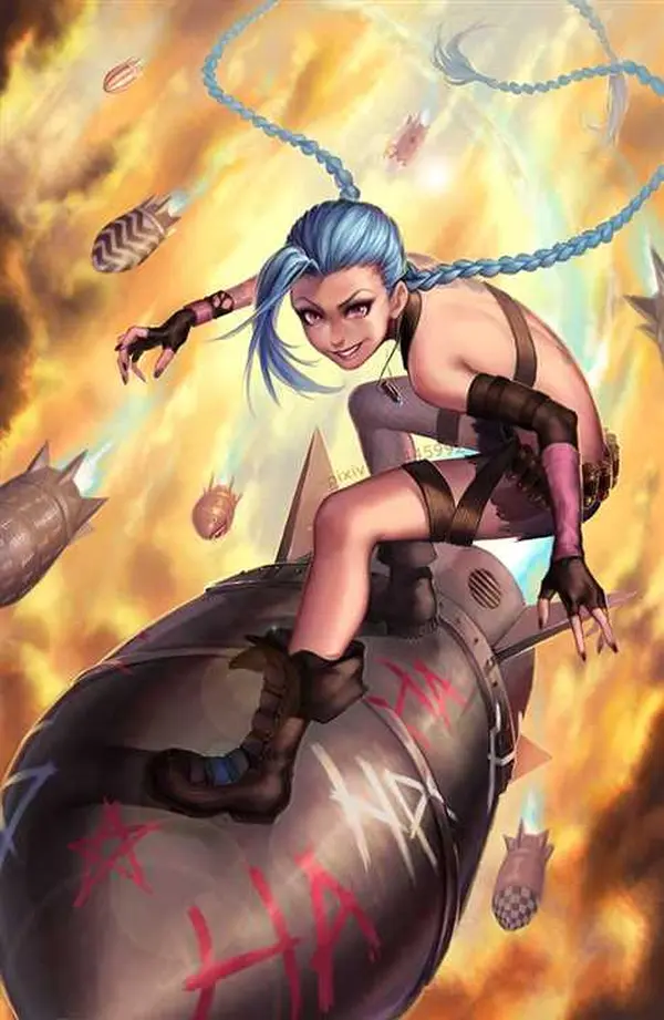 [League of Legends(LOL)] ジンクス(Jinx) 抜けるエロ画像＆イラスト 150枚まとめ [リーグオブレジェンド] | 抜けるっ！キャラクター別 二次元エロ画像＆イラストまとめ 1 20241212111086