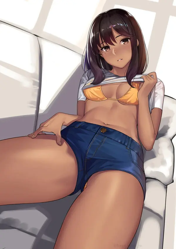 【二次】ショートパンツを履いた女の子のエロ画像 Part７ | えろかん 105 372839