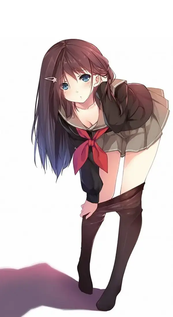 【二次微エロ】ニーソックスが大好きでたまらない人のためのニーソ画像集 : にじもえ！ 67 002588 1