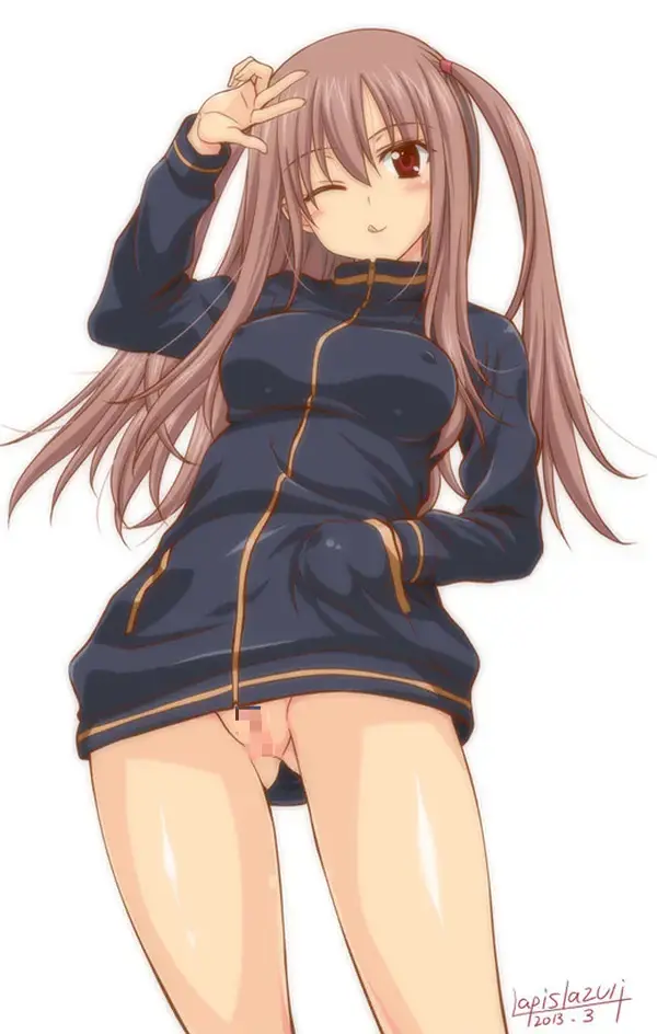 【二次エロ】女の子が上半身裸もしくは下半身裸になってる画像貼ってけ : にじもえ！ 47 003269 1