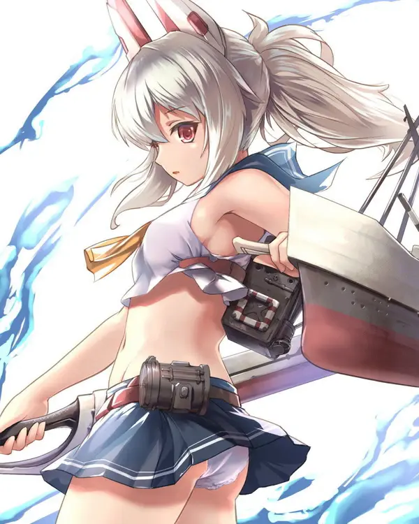 【アズールレーン】主人公三人娘 駆逐艦 綾波＆ジャベリン＆ラフィー のエロ＆萌え画像 109 005609