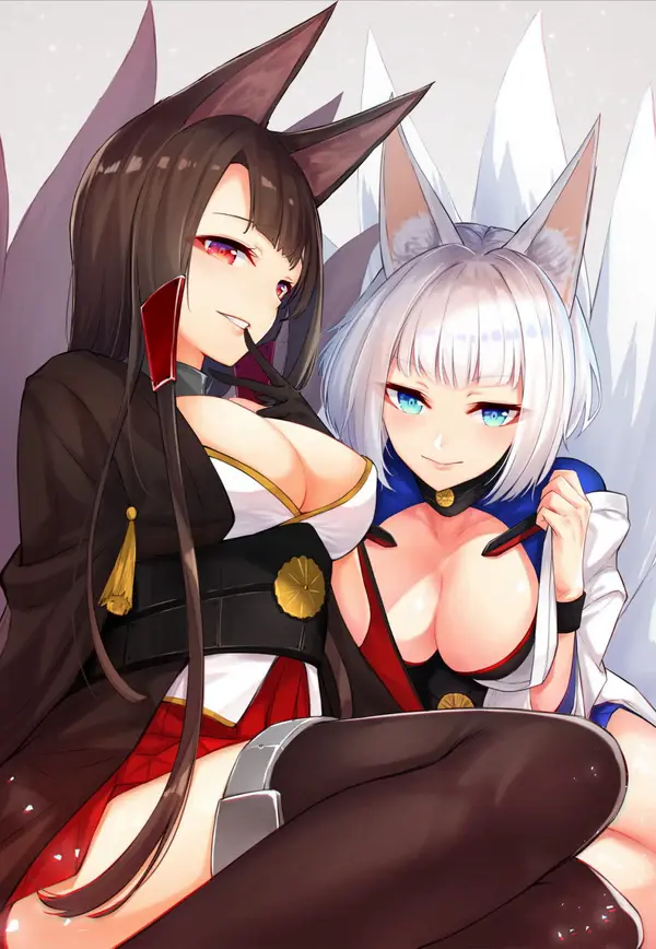 【アズールレーン】 空母 赤城＆加賀 のエロ＆萌え画像 107 005803