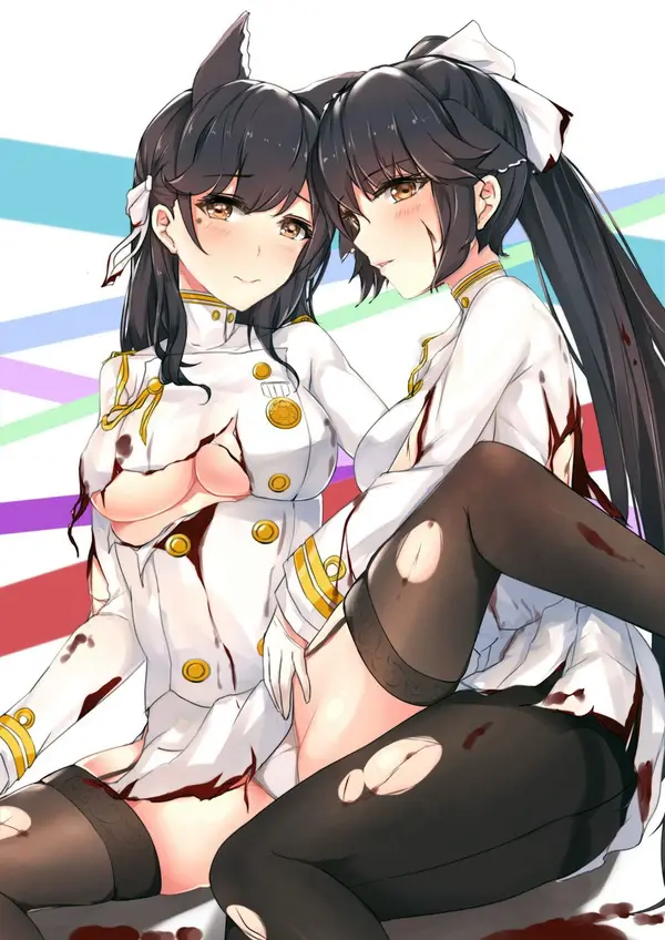 【アズールレーン】 重巡 高雄＆愛宕 のエロ＆萌え画像 105 010839