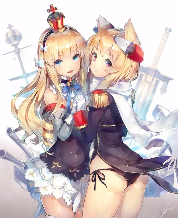 【アズールレーン】戦艦 ウォースパイト＆クイーン・エリザベス のエロ＆萌え画像 ② 101 011323