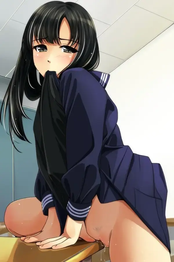 【二次エロ】めちゃくちゃ気持ちよさそうな角オナ画像集 : にじもえ！ 45 057215 1