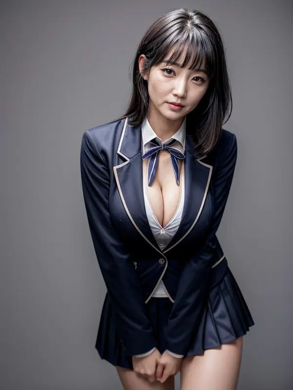 30代/40代/50代の黒髪巨乳人妻熟女さんのJKブレザー制服にムラムラくるJK熟女AI画像 | エロ画像掲示板(まとめ) EROG-BBS 15 078844