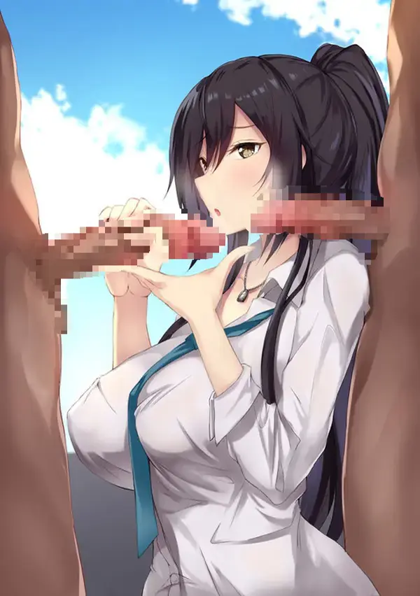 【二次エロ】柔らかな手でチンポを扱きまくって射精させている手コキ画像 : にじもえ！ 71 080028