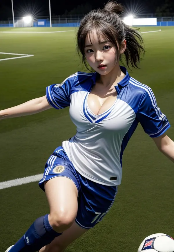 スポーツ大会なので「野球・サッカー」のAI女子が胸の谷間を見せてくれました♪AIスポコスエロ画像 | エロ画像掲示板(まとめ) EROG-BBS 77 081014 1