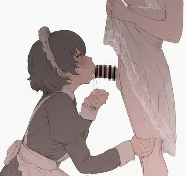 【二次エロ】金玉が空になるまでチンポを舐められているフェラチオ画像 : にじもえ！ 69 101696