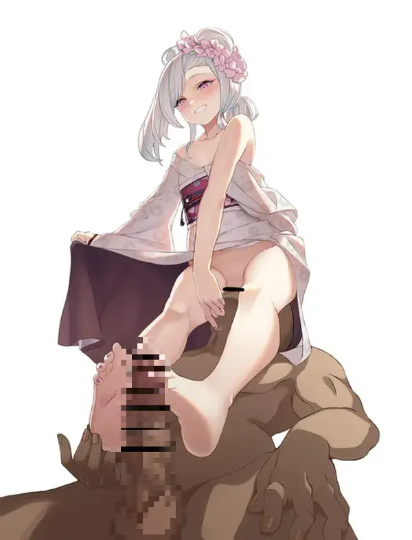 【二次エロ】足でチンポを扱かれているのに気持ちよくなっている足コキ画像Part5 : にじもえ！ 73 111933