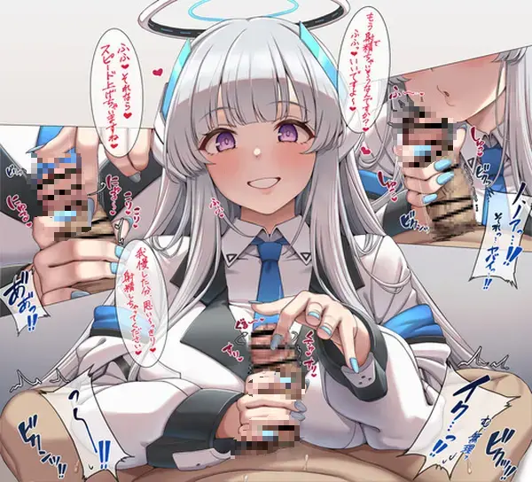 【二次エロ】女の子の手コキが気持ち良すぎておチンポ汁が止まらないエロ画像Part38 : にじもえ！ 63 122714 1