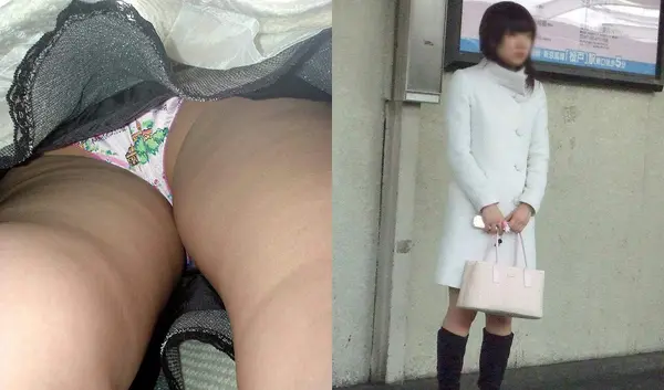 若い女の子だけ逆さ撮りしたパンチラ盗撮エロ画像（※推定10代後半） - 性癖エロ画像　センギリ 69 173456