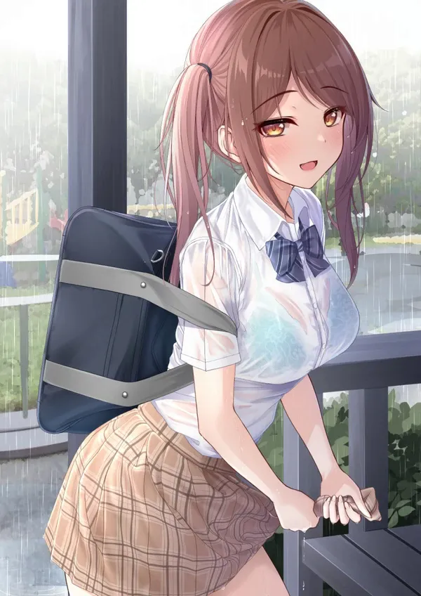 雨で服が透けてエロい姿になった女の子たちが発生中！ その１７ | もえぴりあ 77 202862