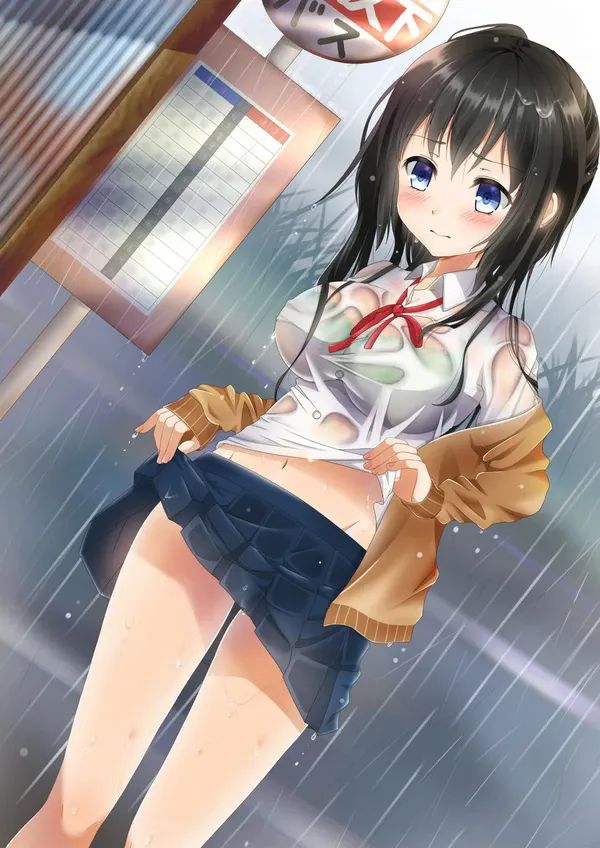 雨に濡れて服が透けてる女の子はエロセクシーだという風潮 その２ | もえぴりあ 65 202922