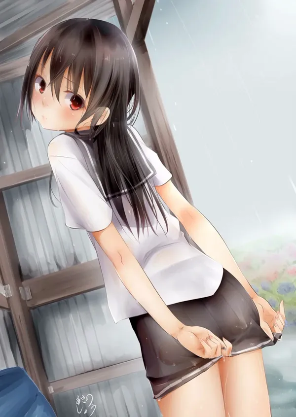 雨に濡れて服が透けてる女の子はエロセクシーだという風潮 その４ | もえぴりあ 71 202982