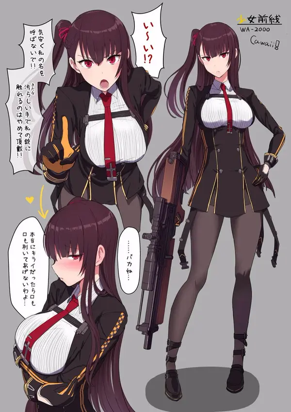 【ドールズフロントライン】ツンデレ可愛いわーちゃん！ WA2000 の萌え＆エロ画像☆ ①【少女前線】 103 322664