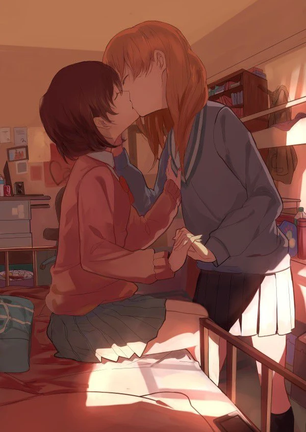 女の子同士でキスしてる二次画像貼ってく | 二次萌エロ画像ブログ 75 485466