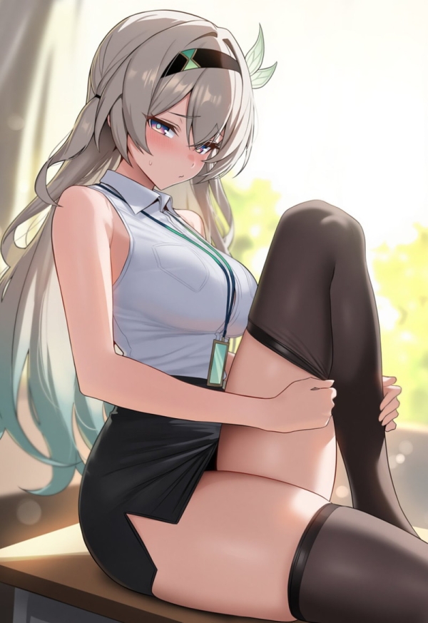 二次元ニーソックスのエロ画像がほしい Part６８ | えろかん 1 img 6817a7951d529