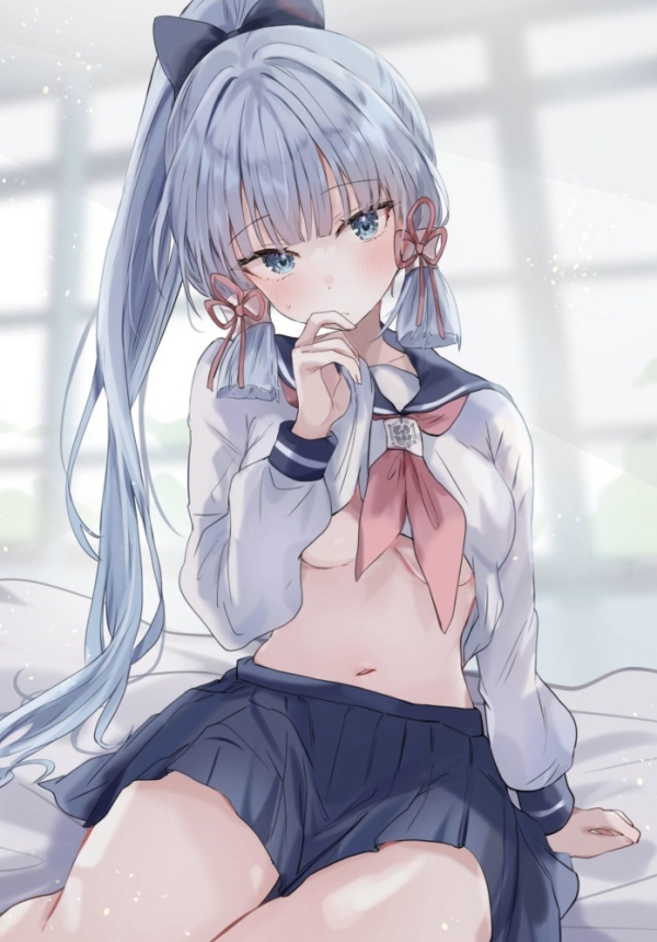 「スカート×ふともも」の破壊力が強すぎる件【二次元画像】 | 二次萌エロ画像ブログ 3 img 681985d2ed4a5