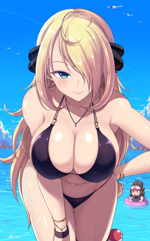 黒ビキニってなんでこんなにエr…魅力的なんだ？【二次画像】 | 二次萌エロ画像ブログ 3 img 68279556223da