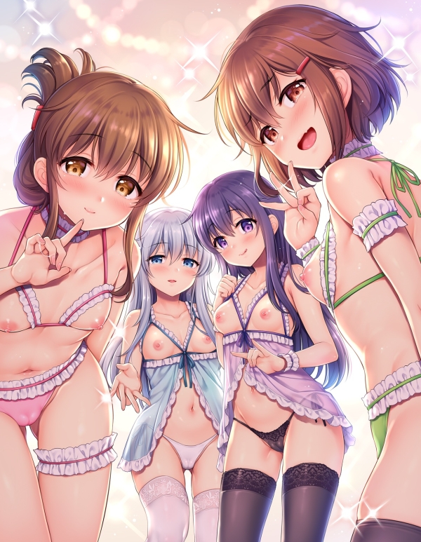 誰にする？複数の女の子が全力でエロい誘惑をしてくる画像！　その２２ | もえぴりあ 1 img 685bc4b580c25
