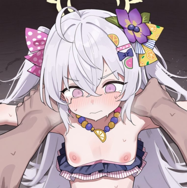 【ブルアカ】水着の白洲アズサを無理やり犯すエロ画像 | にじエロファンタジア 1 img 68615f3b84760