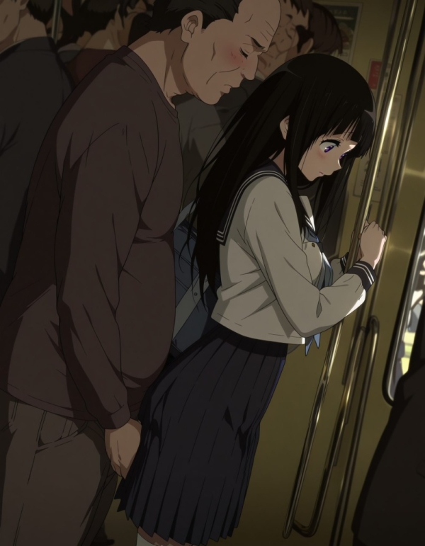 【氷菓】えるたそを痴漢 | にじエロファンタジア 1 img 686d045eda045
