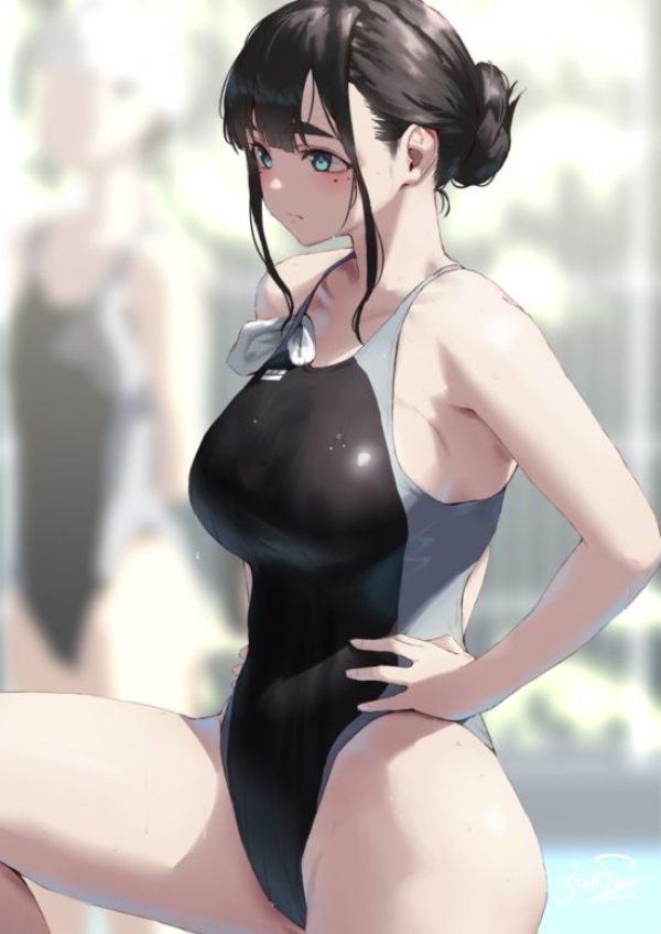 【２次】競泳水着姿の女の子のエロ画像その３４ 1 img 6875b244bae69