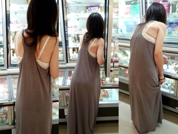 ハミブラ女子の街撮りエロ画像 - 性癖エロ画像　センギリ 61 img 68803e5b6e15c
