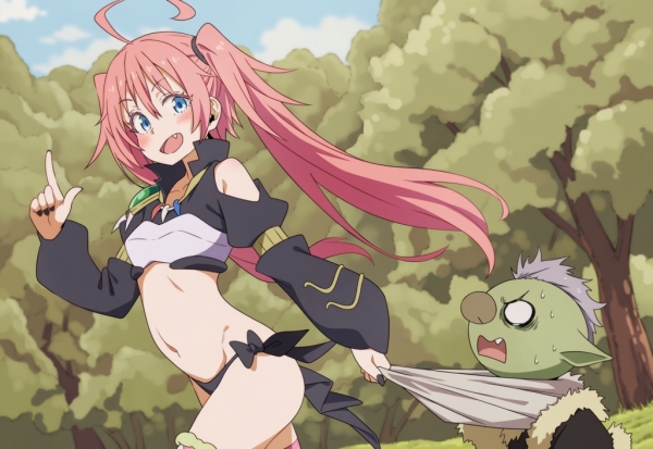 【転スラ/エロ画像】ミリム・ナーヴァがコブタにエッチな挑発 | にじエロファンタジア 1 img 688a3dad6f388