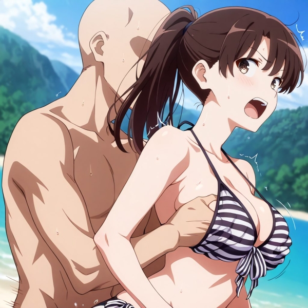 【冴えカノ/エロ画像】加藤恵と野外えっち♥ | にじエロファンタジア 1 img 688ca874ba499