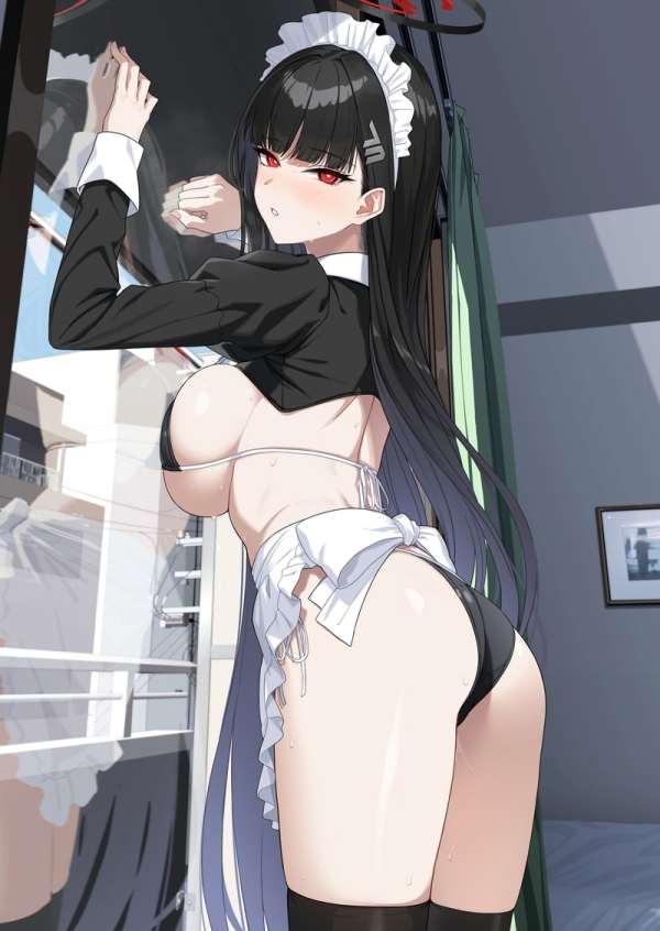 【二次】メイド服を着た女の子のエロ画像 Part８１ | えろかん 5 img 68a3f2d903538