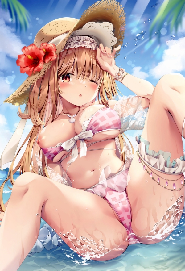はしゃぎすぎて水着が外れちゃう女の子　その３４ | もえぴりあ 1 img 68a6ea636850b