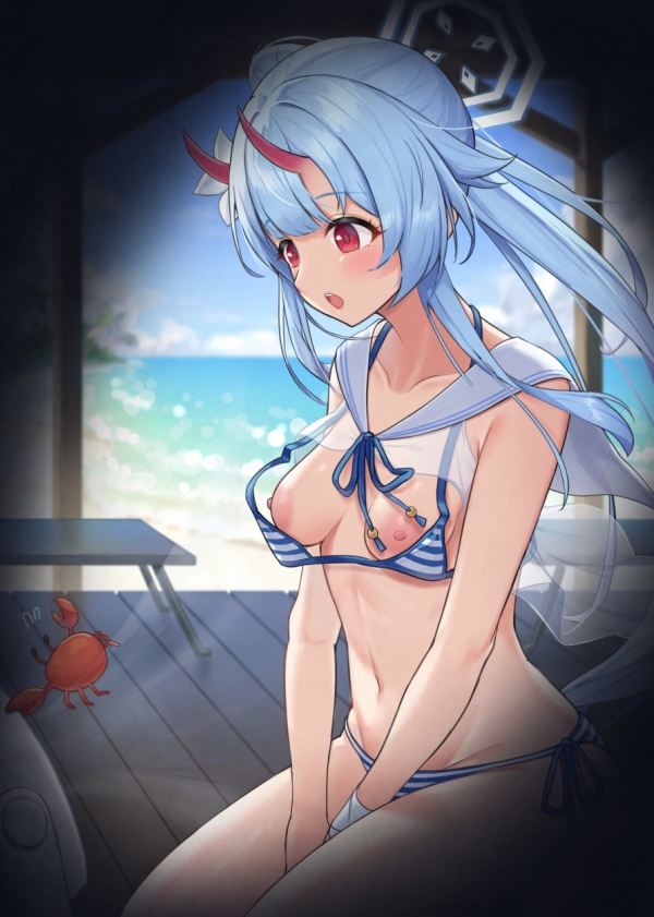はしゃぎすぎて水着が外れちゃう女の子　その３５ | もえぴりあ 13 img 68abbfd5793e3