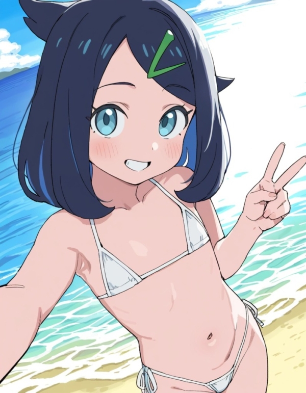 【画像】リコとビーチで♥ | にじエロファンタジア 1 img 68afd07522909