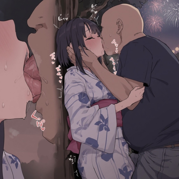 【二次エロ】浴衣少女がおっさんに・・・ | にじエロファンタジア 1 img 68b710a8cb49e