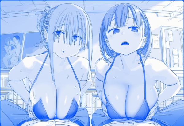 【月曜日のたわわ】期末試験実技科目でパイズリをするアイちゃんと前髪ちゃん | にじエロファンタジア 1 img 68d4ba6667133