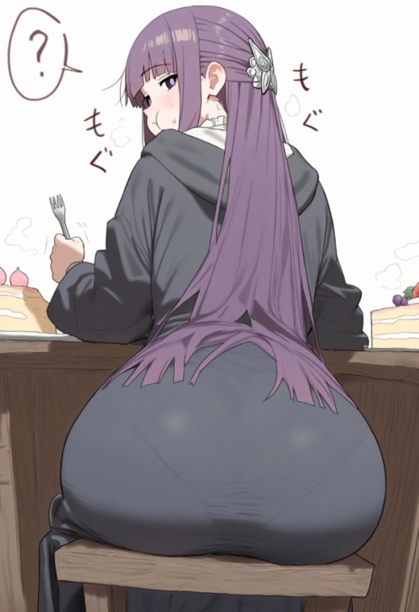 【画像】フェルンのでっけえ尻を堪能するエロ画像 | にじエロファンタジア 1 img 68e5a5b9b9e87