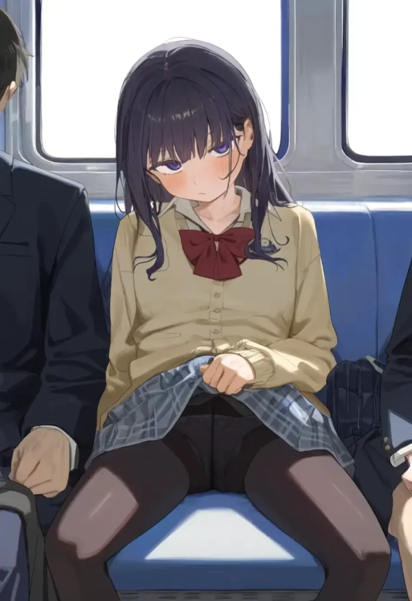 【二次エロ】電車でパンツをちらちら見せてくれる女の子たち | にじエロファンタジア 1 img 68ebccaa90815
