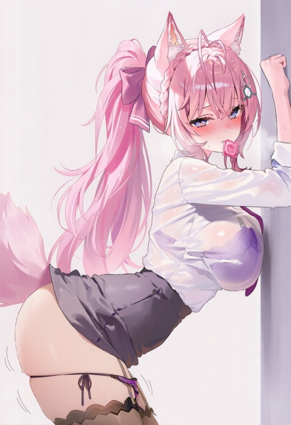 【二次】濡れ透けやスケスケな服を着た女の子のエロ画像 Part４５ | えろかん 7 img 68f45e5a0a4cb