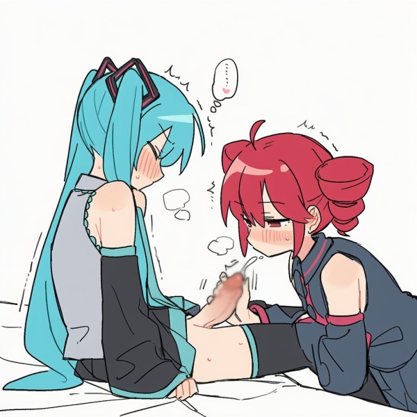 【二次】ふたなりミクの生処理をするテト | にじエロファンタジア 1 img 68f771e3b2092