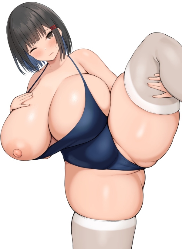 【二次エロ】ぶっともも女さん、限界まで張った太ももで煽ってくる画像まとめ | 二次萌エロ画像ブログ 3 img 68f7e2550844a