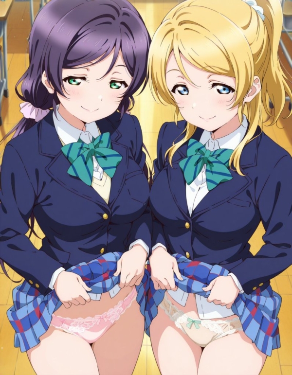 【二次エロ】絢瀬絵里＆東條希のどすけべおぱんつでシコろう | にじエロファンタジア 1 img 6900ac6b075d4