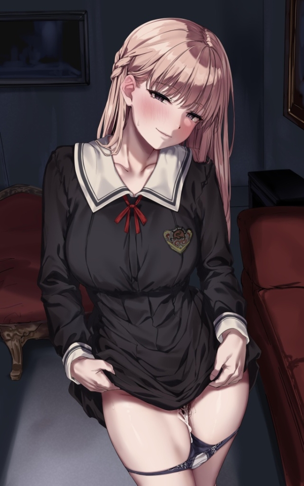 【エロ画像】脱ぎかけ途中でドキッｗパンツゆる脱ぎ女子まとめ | 二次萌エロ画像ブログ 3 img 6915fcafd3021