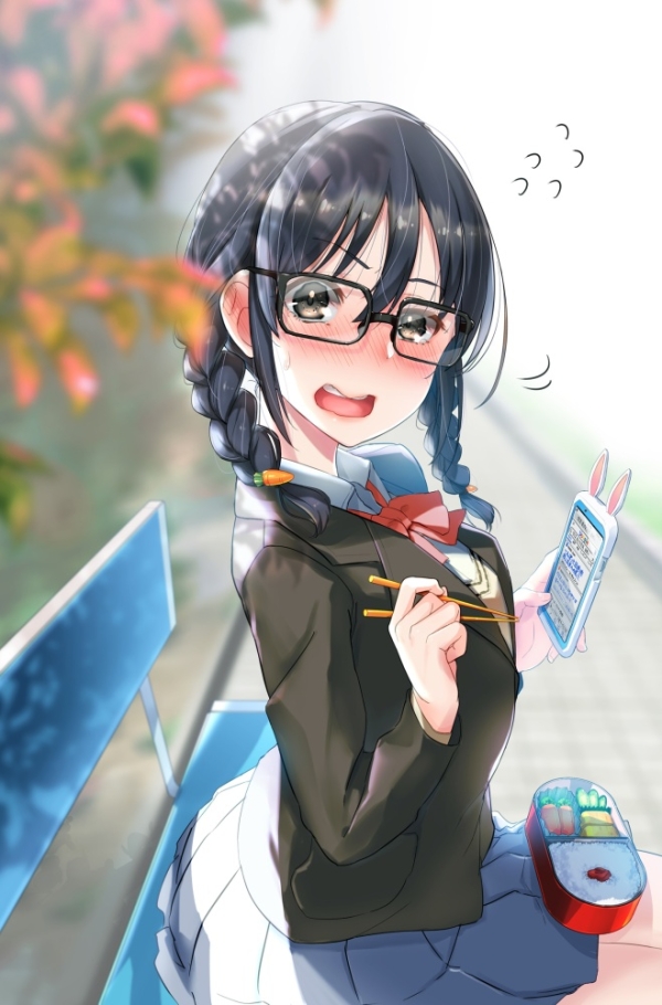 【画像】眼鏡女子、おしとやかスマイルが破壊力ある件ｗ | 二次萌エロ画像ブログ 3 img 691bec05b095d