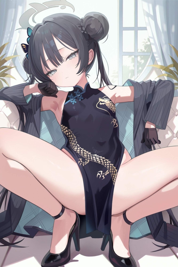 肌の形に張り付く極薄布地＆深々スリット。性的すぎるチャイナドレス娘々画像♪ (57) 1 img 69279097e71cf