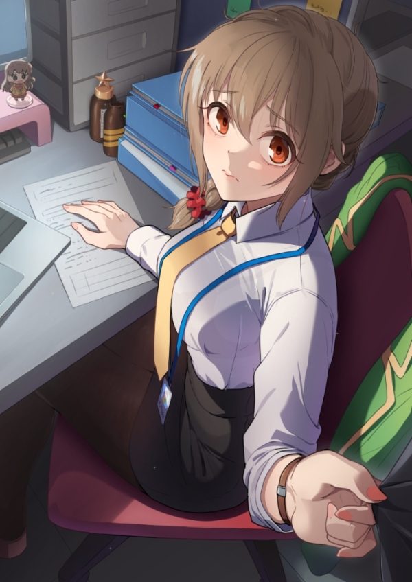 【二次】ネクタイ女子、なんか妙に色っぽい画像だけ集めた結果ｗ | 二次萌エロ画像ブログ 3 img 692a6be0d371e