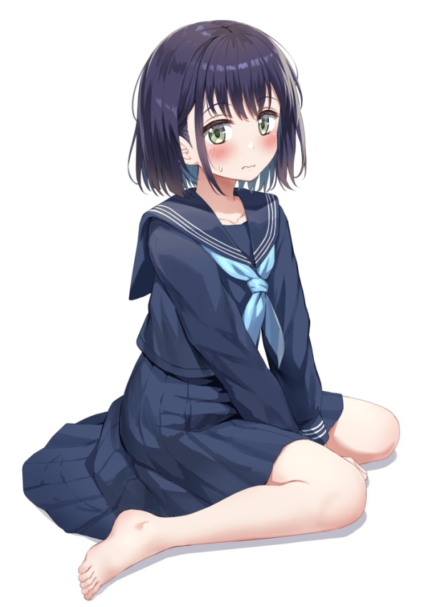 【二次】ぺたん座り女子、ゆるっとした座り方が尊すぎる件ｗｗ | 二次萌エロ画像ブログ 3 img 6933a654334f5