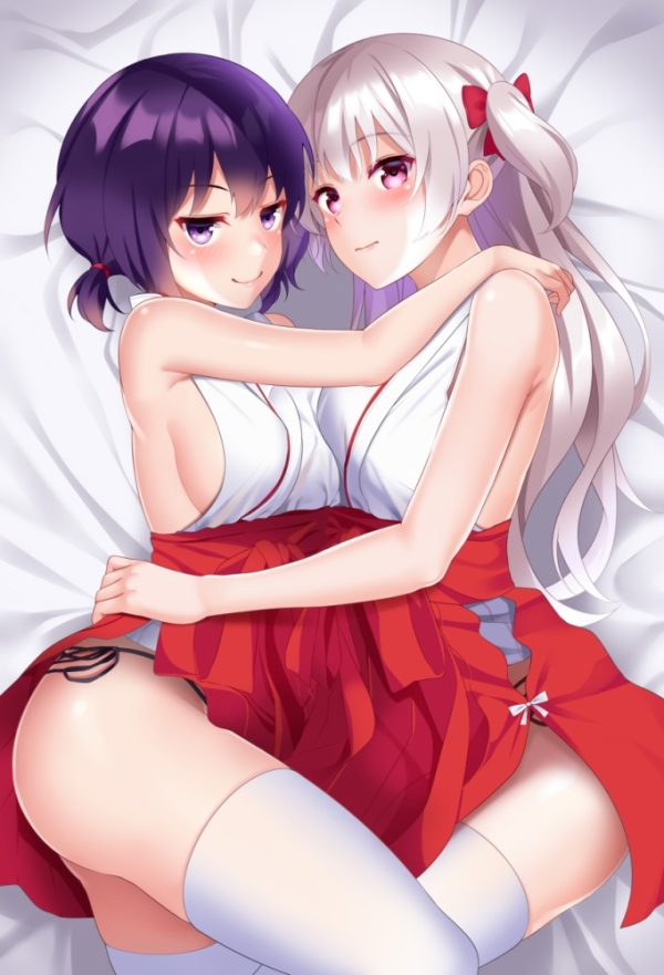 【二次】巫女姿女子、清楚かわいいの破壊力が高すぎる画像まとめｗ | 二次萌エロ画像ブログ 3 img 6955ed67651b9