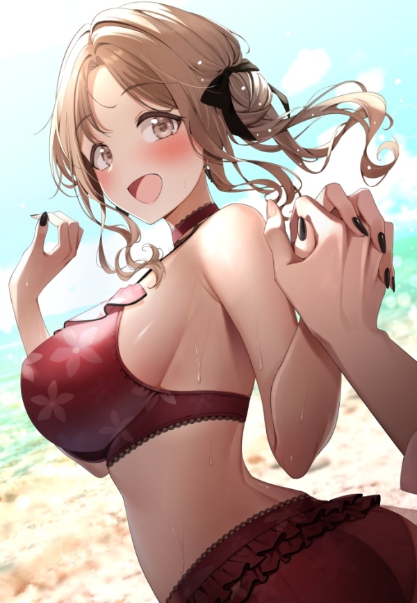 【二次】横乳女子、隙間チラ見せが反則すぎる画像まとめｗ | 二次萌エロ画像ブログ 3 img 695dd652e072f